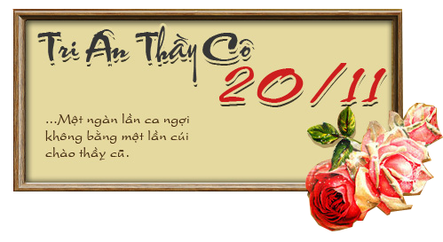 Tri ân thầy cô